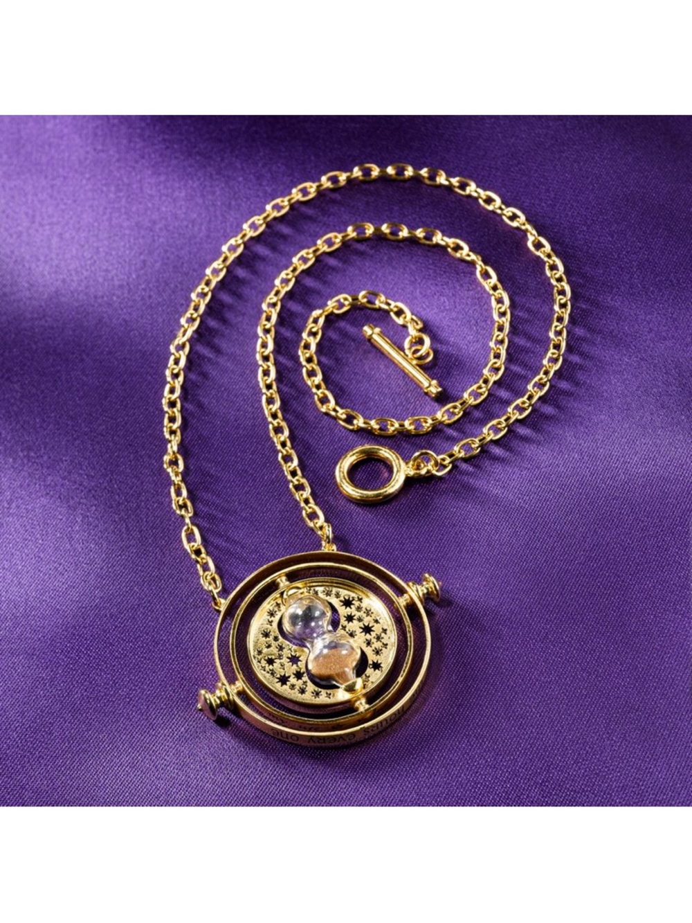 Gold Time-Turner Necklace